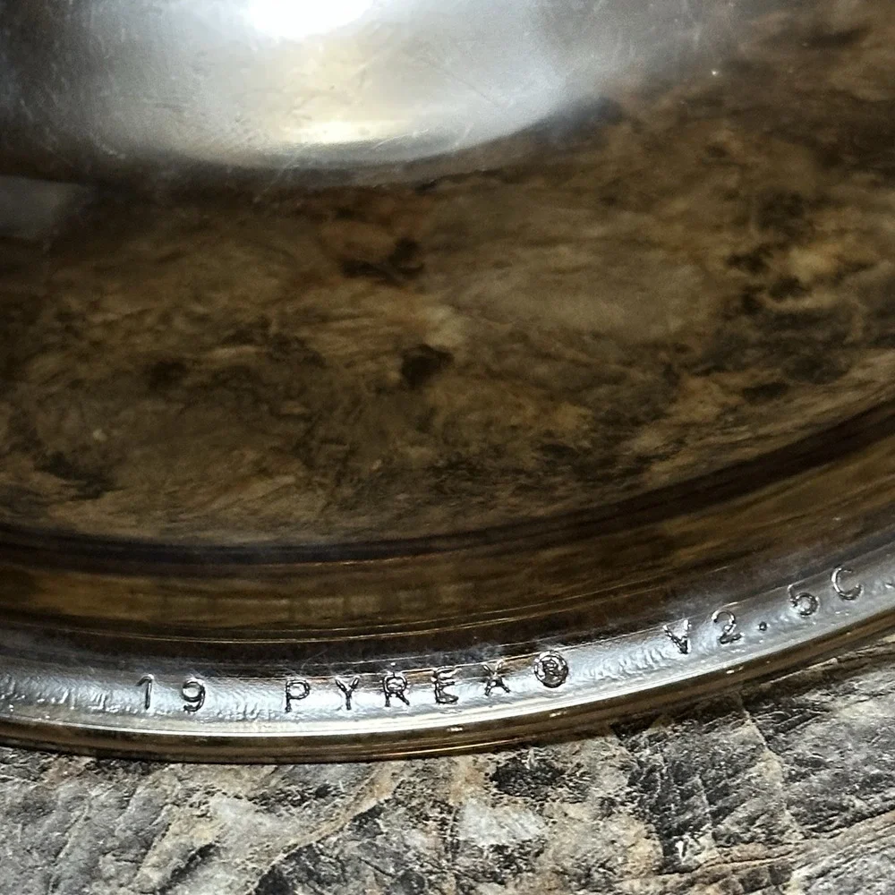 Vintage VISION by Corning 2.5L Sauce Pan With PYREX Lid V2.5C Amber USA